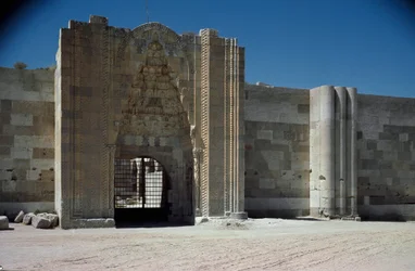 Ansicht des Eingangs des Karawansereis