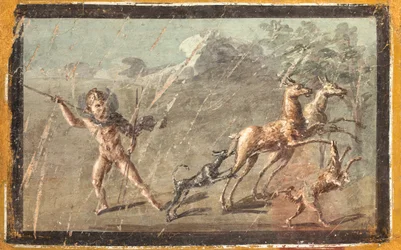 Liebende auf der Jagd, Herculaneum