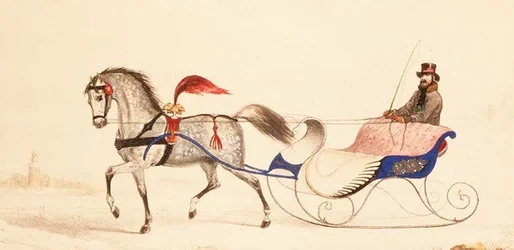 Pferdeschlitten