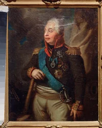 Porträt des Marschalls Prinz Mikhail Kutuzov