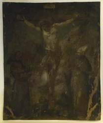 Kreuzigung (Madonna auf der Rückseite)