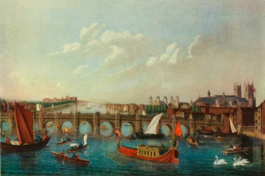 Die königliche Barke auf der Themse, London, ca. 1751, 1947