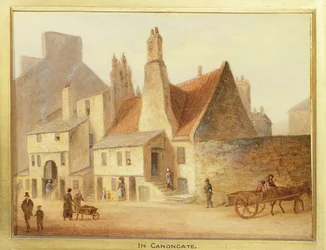 Canongate, Detail aus Edinburgh: Neun Ansichten der Altstadt