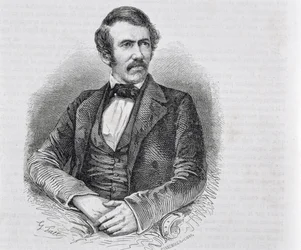 David Livingstone (1813-1873) graviert von S. Pannemaker