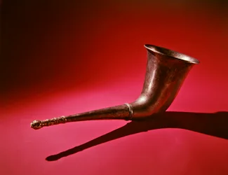 Trinkhorn mit Löwenkopffinale (Silber & Gold)