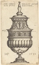 Doppelkelch mit ovalen Medaillons