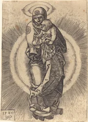 Madonna auf dem Halbmond