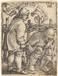 Erbrechender Bauer