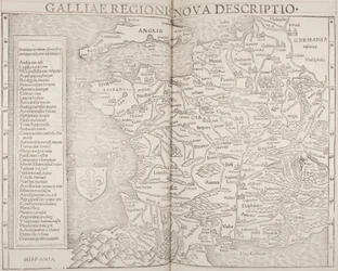 Cosmographia, Detail von Galliae