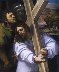 Christus trägt das Kreuz