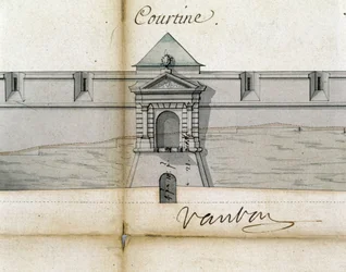 Fortifikationen Courtine von Vauban