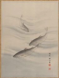 Fische schwimmen, ca. 1890-92