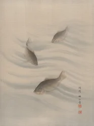 Fische schwimmen, ca. 1890-92