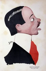 Porträt von Alberto Santos-Dumont (1873-1932), brasilianischer Ingenieur und Luftfahrtpionier von Sem (1863-1934)