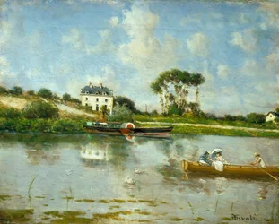 Die Seine in Bougival