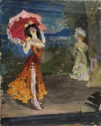 Tänzerin, frühe 1900er Jahre