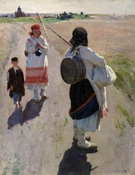 Auf dem Weg zur Arbeit