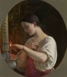 In der Kirche, 1860er