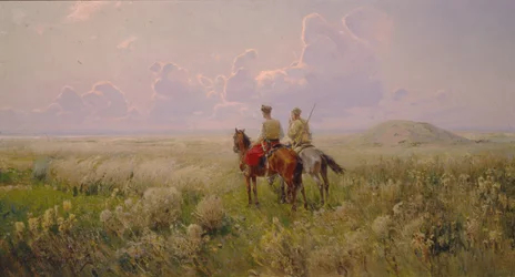 Kosaken in der Steppe, 1900er Jahre