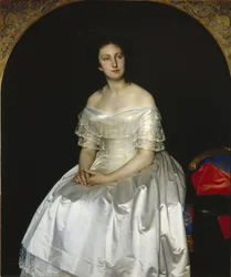 Porträt von Prinzessin Maria Wassiljewna Woronzowa 1819-1894, 1851