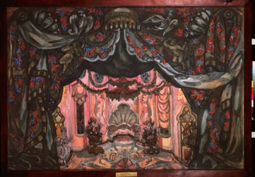 Dekorvorbereitung für das Theaterstück "Die Hochzeit des Figaro" von Pierre Augustin Caron de Beaumarchais