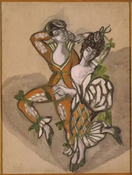 Kostümentwurf für das Theaterstück Die Hochzeit des Figaro von P. de Beaumarchais, 1915