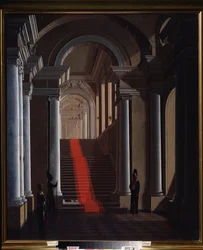 Die Treppe des Anitschkow-Palastes in Sankt Petersburg