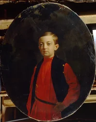 Porträt des Zarewitsch Nikolaus Alexandrowitsch von Russland