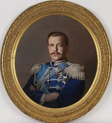 Porträt des Kaisers Alexander III., 1845-1894, ca. 1865