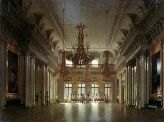 Die Halle des Feldmarschalls im Winterpalast