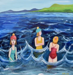 Frauen Wildes Schwimmen