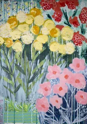 Leuchtende Gartenblüten