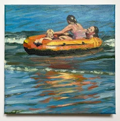 Im Flachwasser mit dem Dinghy, 2021