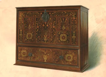 Schrank mit Intarsien, 1904
