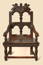 Eichen-Cacqueteuse-Stuhl, 1904