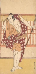 Der Schauspieler Nakamura Nakazo als Kyokaku, ca. 1777
