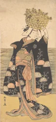 Der erste Nakamura Nakazo in der Rolle des Geistes von Shiragiku