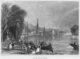 Ansicht in der Nähe von Huy, 1850