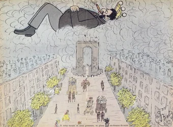 Antisemitische Karikatur aus 