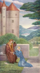 Die Goldene Legende: Der Prinz und Elsie im Garten