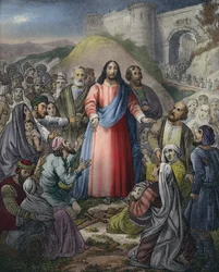 Christus heilt die Menge