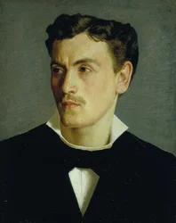 Porträt eines jungen Mannes, ca. 1855