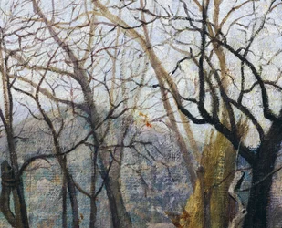 Der Besuch, von Silvestro Lega (Detail)