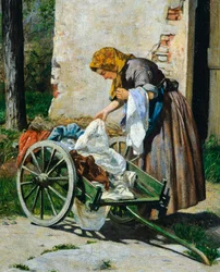 Wäscherinnen bei Florenz