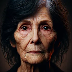 Doris-"KI-geformte Lebensjahre: Porträts der Zeitlosigkeit"