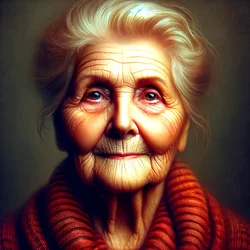 Elizabeth-"KI-geformte Lebensjahre: Porträts der Zeitlosigkeit"