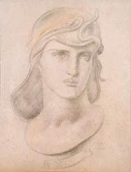 Studie eines idealen Kopfes