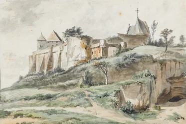 Ansicht des Schlosses Keizersberg, Löwen, 1782