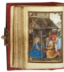 Folio aus einem Miniatur-Stundenbuch, Gebrauch von Rom, Brügge, 1530-35