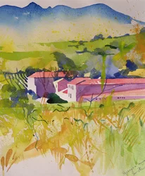 Landschaft bei Coujan, 2004